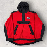 Tommy Hilfiger 1/4 Zip Fleece Hoodie - L